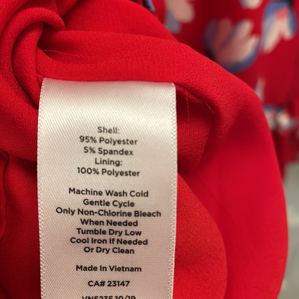 Talbots Flutter Sleeve Floral Dress NWT - Picture 10 of 10